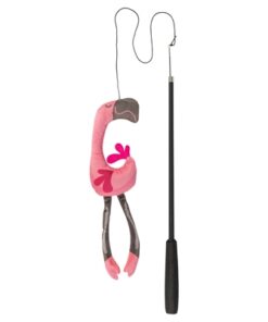 Kattenhengel Telescopisch Grote Katten Met Flamingo Roze 106 Cm