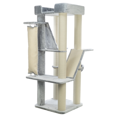 Krabpaal Xxl Active Grijs 70X70X188 Cm