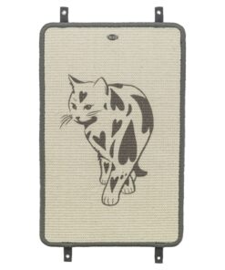 Krabmat Met Print Taupe 55X35 Cm