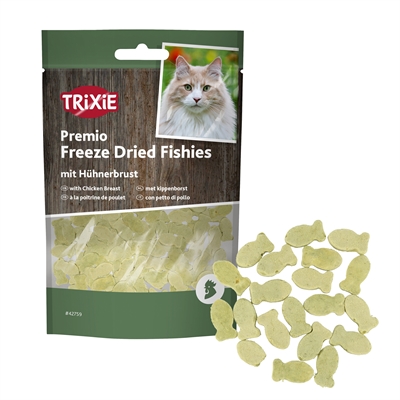 Freeze Dried Fishies Met Kippenborst 20 Gr