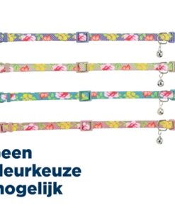 Kattenhalsband Bloemen Motief Assorti 20-34X1 Cm