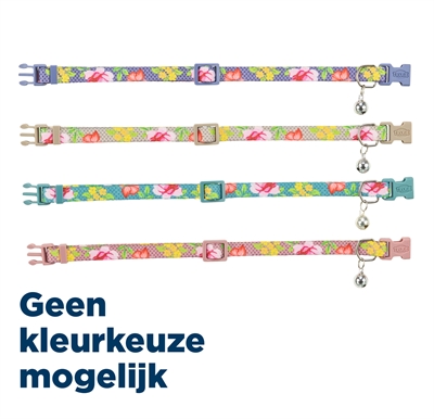 Kattenhalsband Bloemen Motief Assorti 20-34X1 Cm