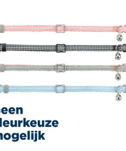 Kattenhalsband Hanenpoot Motief Assorti 20-30X1 Cm