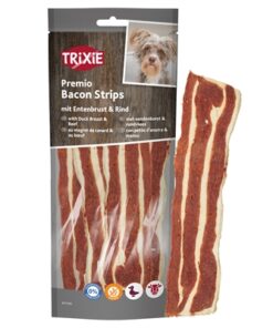 Premio Bacon Strips Met Eendenborst En Rundvlees 80 Gr