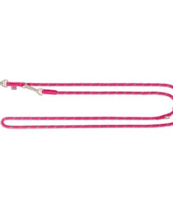 Hondenriem Summit Verstelbaar Rond Touw Reflect Fuchsia 200X1,3 Cm