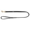 Hondenriem Pure Leer Zwart 100X2,5 Cm