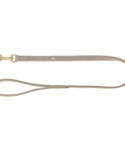 Hondenriem Pure Leer Lichtgrijs 100X2,5 Cm