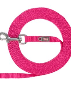 Sleeplijn Extra Licht Voor Kleine Honden Zonder Handlus Fuchsia 1500X1 Cm