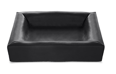Bed Kunstleer Hoes Hondenmand Zwart Bia-3 70X60X15 Cm