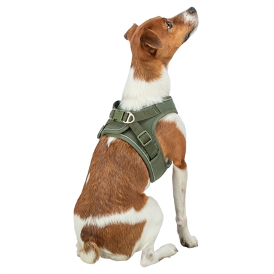 Hondentuig Urbanvest Mesh Olijfgroen 34-37X1,5 Cm - Xxs-Xs