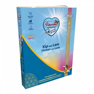 Vers Vlees Puppy Kip / Lam 10X395 Gr