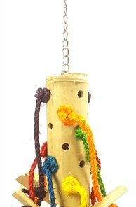 Pet Vogelspeelgoed Puzzel Bamboe 48X24X24 Cm
