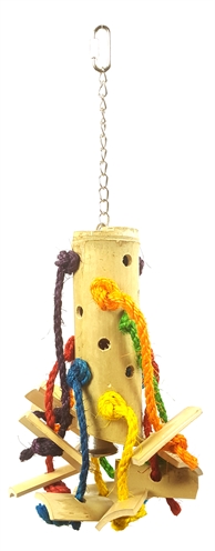 Pet Vogelspeelgoed Puzzel Bamboe 48X24X24 Cm