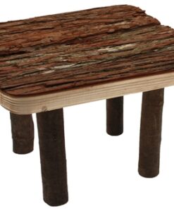 Pet Raw Wooden Platform 25X30X18 Cm