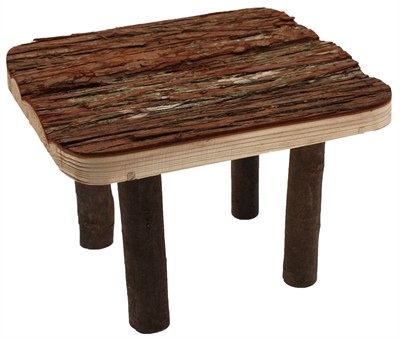 Pet Raw Wooden Platform 25X30X18 Cm