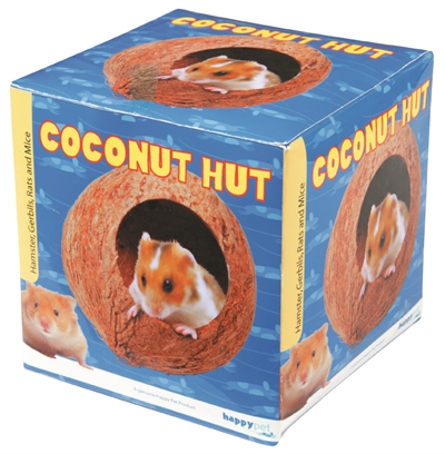 Pet Coconut Hut 12X11X11 Cm