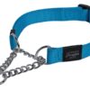 For Dogs Lumberjack Halfslip Halsband Turquoise 25 Mmx43-73 Cm