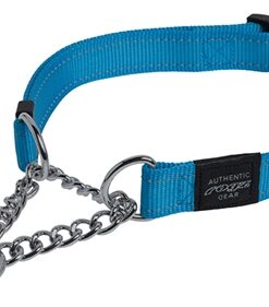 For Dogs Lumberjack Halfslip Halsband Turquoise 25 Mmx43-73 Cm