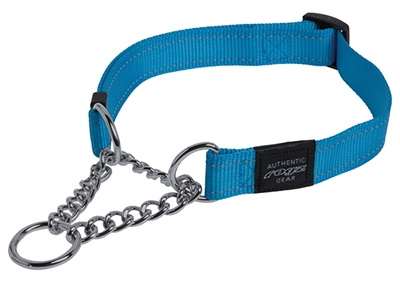 For Dogs Lumberjack Halfslip Halsband Turquoise 25 Mmx43-73 Cm
