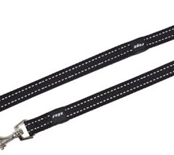 For Dogs Snake Lijn Long Zwart L 16 Mmx1,8 Mtr