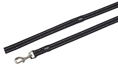 For Dogs Snake Lijn Long Zwart L 16 Mmx1,8 Mtr