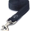 For Dogs Fanbelt Long Lijn Zwart 20 Mmx1,8 Mtr