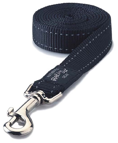 For Dogs Fanbelt Long Lijn Zwart 20 Mmx1,8 Mtr