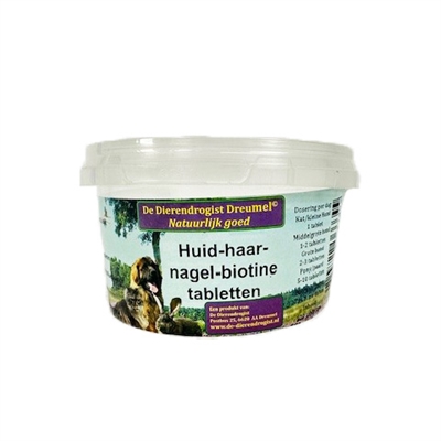Huid-Haar-Nagel-Biotine Tabletten 100 Stuks