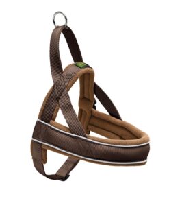Harnas Norweger Racing Nylon Bruin / Cognac Large 62-75X2,5 Cm