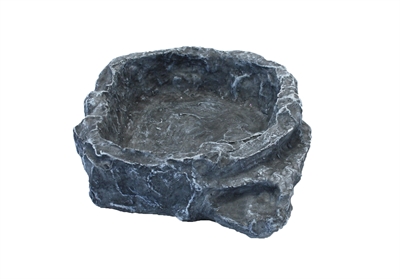Voerbak Terraced Grijs 19X18X6 Cm