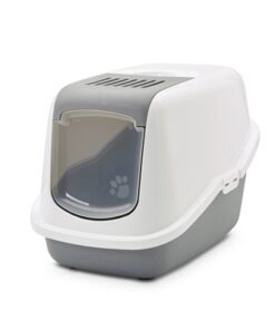 Kattenbak Nestor Grijs / Wit 56X39X38,5 Cm