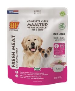 Petfood Vleesvoeding Eend Worst 630Gr