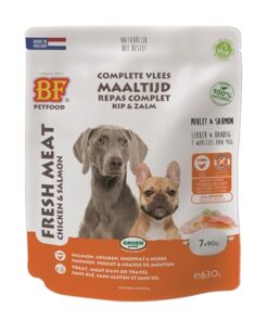 Petfood Vleesvoeding Zalm Worst 630Gr