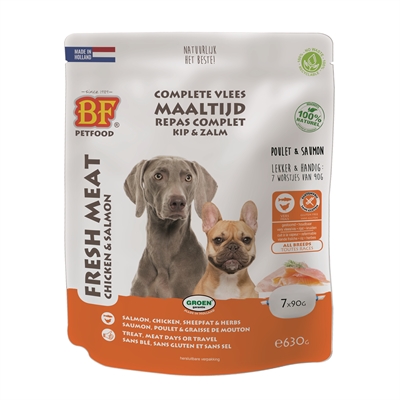 Petfood Vleesvoeding Zalm Worst 630Gr