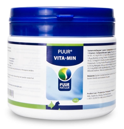 Natuur Vita-Min (Vitaminen En Mineralen) Hond En Kat 250 Gr