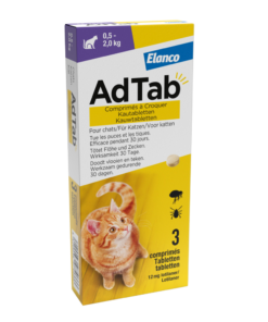 Elanco AdTab kauwtabletten kat (0,5 - 2,0 kg)