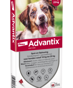 Advantix vlooien- en tekenpipet voor honden 250/1250 (10 tot 25 kg) 6 pipetten