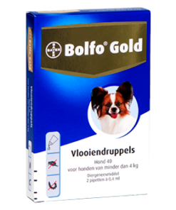 Bolfo Gold Hond 40 mg (2 st.)