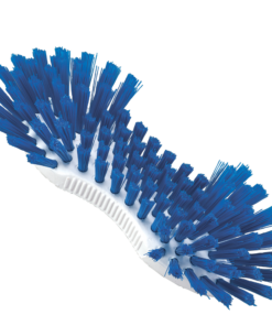 Schrob-borstel kookbestendig blauw