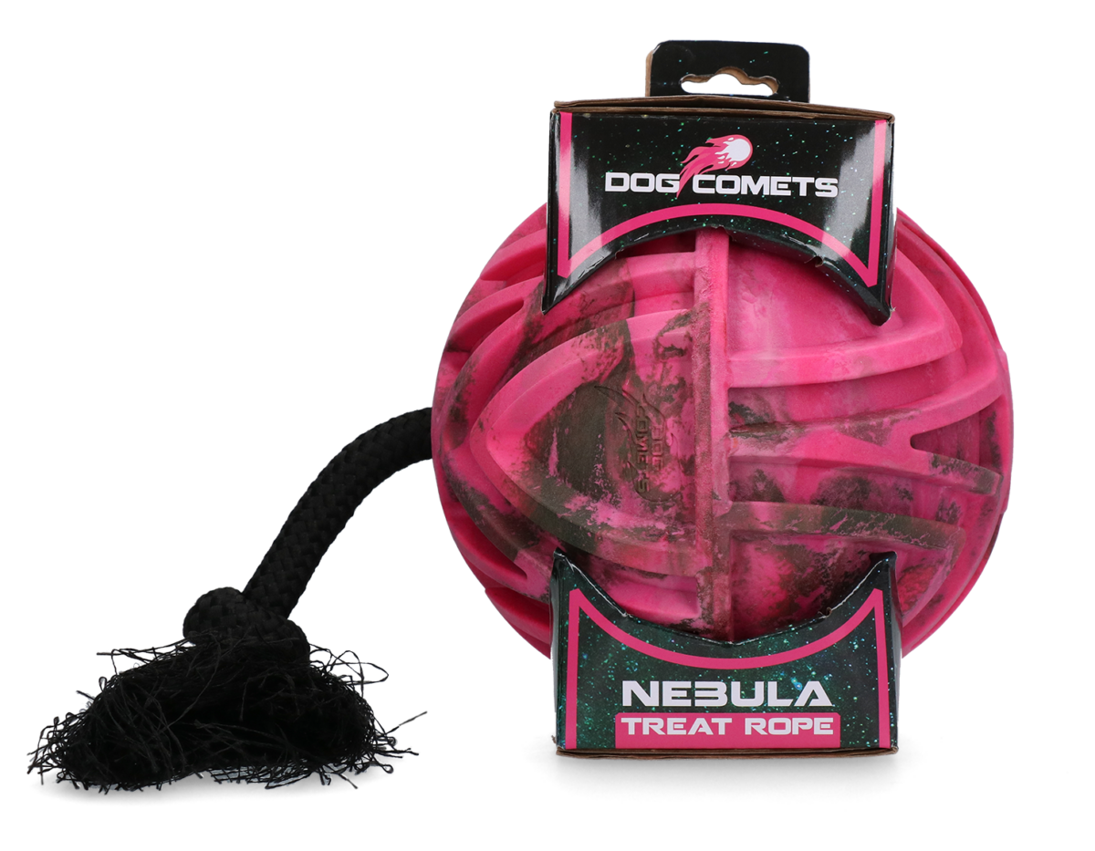 Dog Comets Nebula Treat Rope Roze